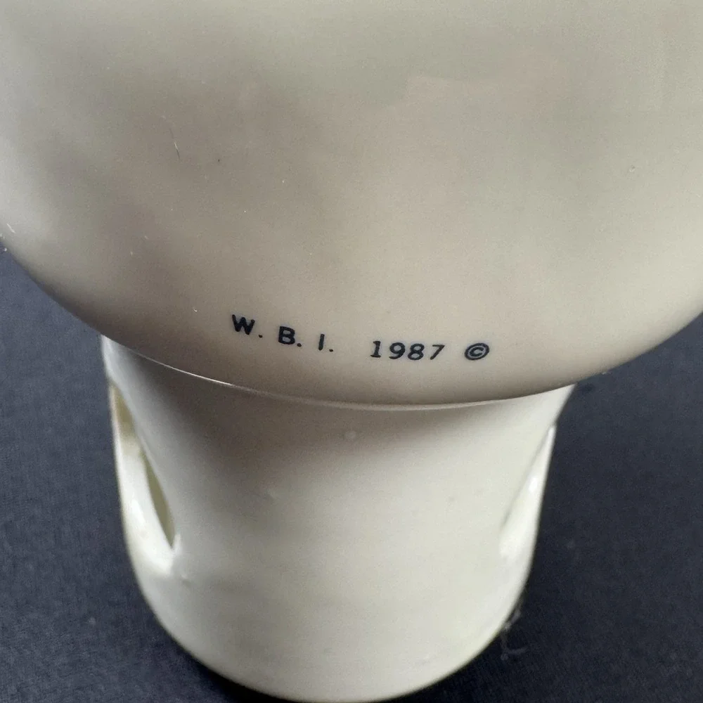 Vintage Country Goose Ceramic Votive Candle and Scent Oil Warmer / 2‎ piece